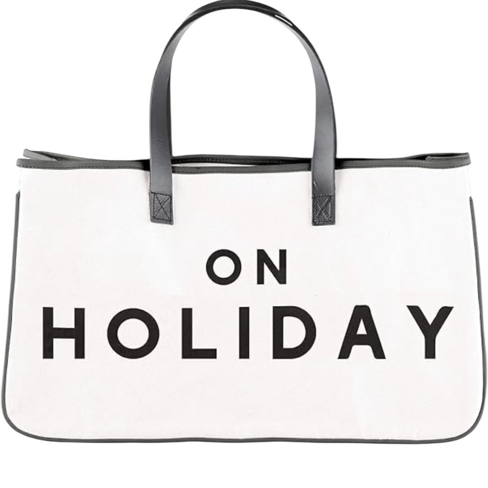 Santa Barbara design studio on holiday heavy cotton canvas tote bag